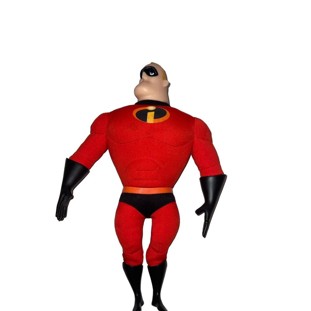 Disney Pixar "Mr. Incredible" Plush Toy 14" Superhero‎ Action Figure Stuffed